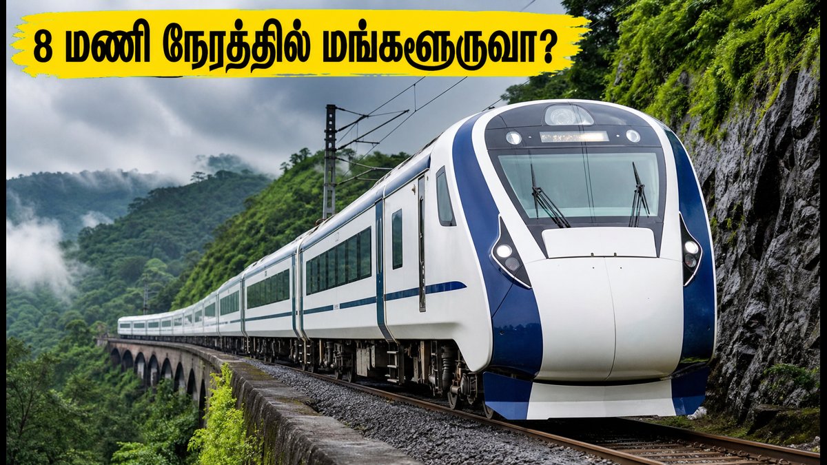 பெங்களூரு – மங்களூரு வந்தே பாரத்: 8 மணி நேரத்தில் பயணம் சாத்தியமா? அதிரடி சோதனை ஓட்டம்! | Bengaluru-Mangaluru Vande Bharat Train Trial Run 2026: Faster Travel Time And Schedule Details