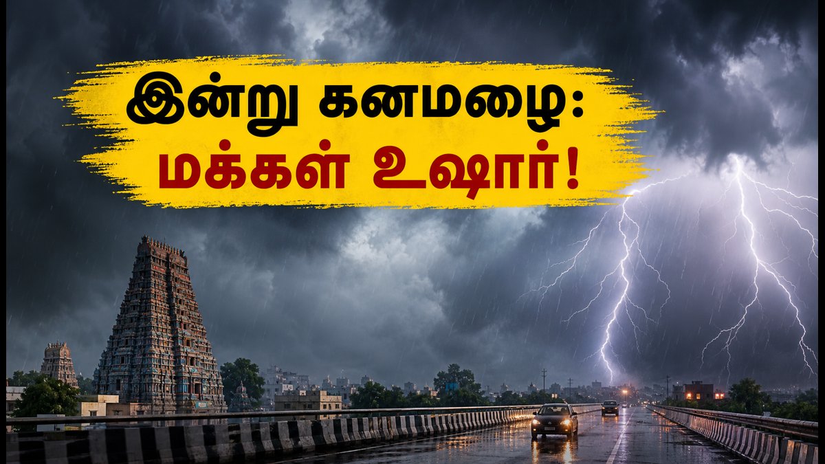 தென்தமிழகத்தில் இன்று கனமழை! 50 கி.மீ வேகத்தில் சூறைக்காற்று – மக்கள் உஷார்! | South Tamil Nadu Weather Alert: Heavy Rain And Strong Winds Expected Today, September 12, 2026