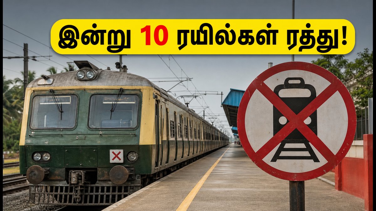 சென்னை மின்சார ரயில் பயணிகளுக்கு முக்கிய அறிவிப்பு! இன்று 10 ரயில்கள் பகுதி நேர ரத்து – முழு விவரம் இதோ! | Chennai Suburban Trains Update: 10 Trains Partially Cancelled Today Due To Engineering Works (2026)